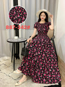 Boho Floral Maxi Dress for Summer Womens Fashion Apparel Boho Floral Maxi Dress for Summer Womens Fashion Apparel