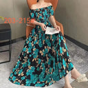 Boho Floral Maxi Dress for Summer Womens Fashion Apparel Boho Floral Maxi Dress for Summer Womens Fashion Apparel