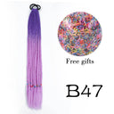 Braided Ponytail Hair Extension Stylish Elastic Rubber Band Braided Ponytail Hair Extension Stylish Elastic Rubber Band