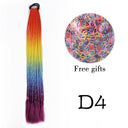 Braided Ponytail Hair Extension Stylish Elastic Rubber Band Braided Ponytail Hair Extension Stylish Elastic Rubber Band