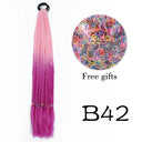 Braided Ponytail Hair Extension Stylish Elastic Rubber Band Braided Ponytail Hair Extension Stylish Elastic Rubber Band