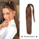 Brazilian Remy Ponytail Hair Extensions Straight Texture Brazilian Remy Ponytail Hair Extensions Straight Texture