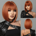 Brown Blonde Ombre Bob Wig for Women Stylish Hairpiece Brown Blonde Ombre Bob Wig for Women Stylish Hairpiece