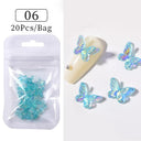 Butterfly Aurora Floral Resin Nail Art Kit Elegant DIY Sparkle Butterfly Aurora Floral Resin Nail Art Kit Elegant DIY Sparkle