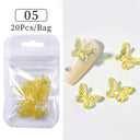 Butterfly Aurora Floral Resin Nail Art Kit Elegant DIY Sparkle Butterfly Aurora Floral Resin Nail Art Kit Elegant DIY Sparkle