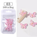 Butterfly Aurora Floral Resin Nail Art Kit Diy Sparkle Butterfly Aurora Floral Resin Nail Art Kit Diy Sparkle