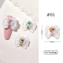Butterfly Aurora Floral Resin Nail Art Kit Diy Sparkle Butterfly Aurora Floral Resin Nail Art Kit Diy Sparkle