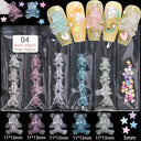 Butterfly Aurora Floral Resin Nail Art Kit Elegant DIY Sparkle Butterfly Aurora Floral Resin Nail Art Kit Elegant DIY Sparkle