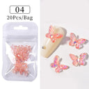 Butterfly Aurora Floral Resin Nail Art Kit Elegant DIY Sparkle Butterfly Aurora Floral Resin Nail Art Kit Elegant DIY Sparkle