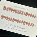 Butterfly Pink Press-On Nails Set: Charming Beauty Tools Included Butterfly Pink Press-On Nails Set: Charming Beauty Tools Included