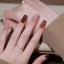 Butterfly Pink Press-On Nails Set: Charming Beauty Tools Included Butterfly Pink Press-On Nails Set: Charming Beauty Tools Included