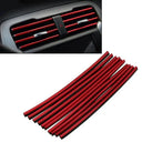 Car Air Outlet Decor Strips Ten Piece Set For Interior Trim Car Air Outlet Decor Strips Ten Piece Set For Interior Trim
