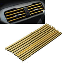 Car Air Outlet Decor Strips Ten Piece Set For Interior Trim Car Air Outlet Decor Strips Ten Piece Set For Interior Trim