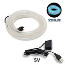 Car Interior LED Neon Light Strip Flexible USB Powered Car Interior LED Neon Light Strip Flexible USB Powered