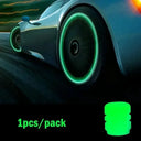 Car Luminous Valve Caps Glow Night Wheels Standout Look Car Luminous Valve Caps Glow Night Wheels Standout Look