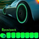 Car Luminous Valve Caps Glow Night Wheels Standout Look Car Luminous Valve Caps Glow Night Wheels Standout Look