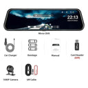Car Mirror Camera Touch Screen Dual Recording Full HD Car Mirror Camera Touch Screen Dual Recording Full HD