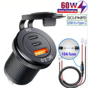 Car USB PD Fast Charge Charger With Multiple Ports Car USB PD Fast Charge Charger With Multiple Ports