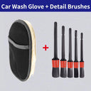 Car Wash Gloves - Plush Wool Cleaning Brush for Vehicles Car Wash Gloves - Plush Wool Cleaning Brush for Vehicles