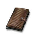 Carbon Fiber RFID Credit Card Holder Sleek Metal Wallet Carbon Fiber RFID Credit Card Holder Sleek Metal Wallet