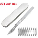 Carbon Steel Carving Scalpel Kit With Blades And Handle DIY Carbon Steel Carving Scalpel Kit With Blades And Handle DIY
