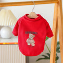 Cartoon Bear Pet Shirt for Dogs Chic Design Vibrant Colors Cartoon Bear Pet Shirt for Dogs Chic Design Vibrant Colors