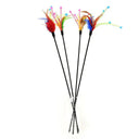Cartoon Cat Toy Stick Feather Rod Bell Teaser Interactive Cartoon Cat Toy Stick Feather Rod Bell Teaser Interactive