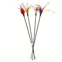 Cartoon Cat Toy Stick Feather Rod Bell Teaser Interactive Cat Supplies Cartoon Cat Toy Stick Feather Rod Bell Teaser Interactive Cat Supplies