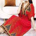 Casual Vintage Printed Dress: Retro Style and Comfort Casual Vintage Printed Dress: Retro Style and Comfort