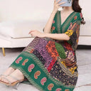 Casual Vintage Printed Dress: Retro Style and Comfort Casual Vintage Printed Dress: Retro Style and Comfort