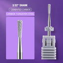 Ceramic Tungsten Carbide Nail Drill Bit Set for Manicure Ceramic Tungsten Carbide Nail Drill Bit Set for Manicure
