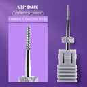 Ceramic Tungsten Carbide Nail Drill Bit Set for Manicure Ceramic Tungsten Carbide Nail Drill Bit Set for Manicure