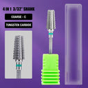 Ceramic Tungsten Carbide Nail Drill Bit Set for Manicure Ceramic Tungsten Carbide Nail Drill Bit Set for Manicure