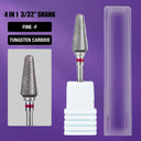 Ceramic Tungsten Carbide Nail Drill Bit Set for Manicure Ceramic Tungsten Carbide Nail Drill Bit Set for Manicure