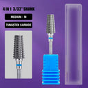 Ceramic Tungsten Carbide Nail Drill Bit Set for Manicure Ceramic Tungsten Carbide Nail Drill Bit Set for Manicure