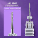 Ceramic Tungsten Carbide Nail Drill Bit Set for Manicure Ceramic Tungsten Carbide Nail Drill Bit Set for Manicure