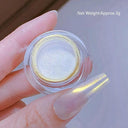 Champagne Gold Mirror Nail Art Powder For Stunning Nails Champagne Gold Mirror Nail Art Powder For Stunning Nails