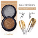 Champagne Gold Mirror Nail Art Powder For Stunning Nails Champagne Gold Mirror Nail Art Powder For Stunning Nails