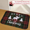 Charming Elk Christmas Doormat for Holiday Cheer Gift Charming Elk Christmas Doormat for Holiday Cheer Gift