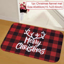 Charming Elk Christmas Doormat for Holiday Cheer Gift Charming Elk Christmas Doormat for Holiday Cheer Gift