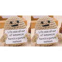 Handmade Potato Plush Doll Cozy Wool Decor Item For Home Handmade Potato Plush Doll Cozy Wool Decor Item For Home