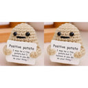 Charming Handmade Potato Plush Doll Cozy Wool Decor Item Charming Handmade Potato Plush Doll Cozy Wool Decor Item