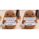 Handmade Potato Plush Doll Cozy Wool Decor Item For Home Handmade Potato Plush Doll Cozy Wool Decor Item For Home