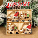 Charming Rustic Wooden Christmas Ornament For Holiday Decor Charming Rustic Wooden Christmas Ornament For Holiday Decor