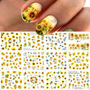 Charming Winter Nail Art Stickers with Greenery Birds Cocoa Charming Winter Nail Art Stickers with Greenery Birds Cocoa