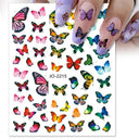 Cherry Blossom 3D Nail Decals Set Luxurious Nail Stickers Cherry Blossom 3D Nail Decals Set Luxurious Nail Stickers
