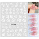 Cherry Blossom 3D Nail Decals Set Luxurious Nail Stickers Cherry Blossom 3D Nail Decals Set Luxurious Nail Stickers