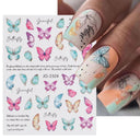 Cherry Blossom 3D Nail Decals Set Luxurious Nail Stickers Cherry Blossom 3D Nail Decals Set Luxurious Nail Stickers