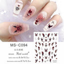 Cherry Blossom 3D Nail Decals Set Luxurious Nail Stickers Cherry Blossom 3D Nail Decals Set Luxurious Nail Stickers