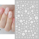 Cherry Blossom 3D Nail Decals Set Luxurious Nail Stickers Cherry Blossom 3D Nail Decals Set Luxurious Nail Stickers